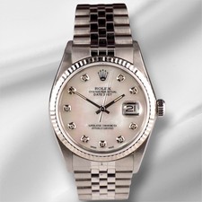 Rolex 36Mm Datejust Acier