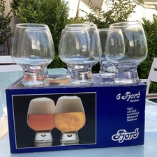 6 Verres Vintage Durobor  Cocktail Dessert Liqueur Boîte