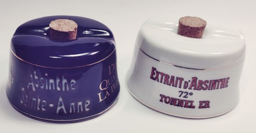 Deux encriers porcelaine - en,