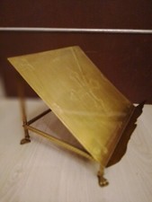 LUTRIN ANCIEN PORTE MISSEL/BRONZE CUIVRE/XXè/GOTHIQUE/CROIX/antique wood lectern