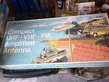 Archer Vintage 1970s era UHF VHF FM Television Amplified House Antenna NIB