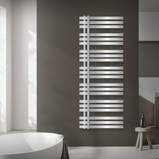 Radiateur sèche porte serviettes en acier chrome 600 x 1600 mm design Iron EM