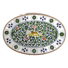 Sonoma Williams Grazia DeRuta Italy Rabbit Hare Large Oval Platter Wall Decor.