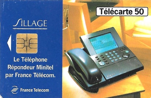 Télécarte sillage le - sillage, /