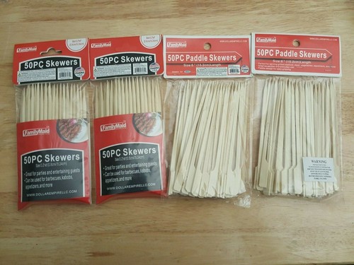 200 pcs bamboo skewers sticks - 200,