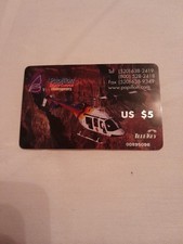 Carte Téléphonique États-Unis Grand Canyon Arizona Hélicoptère Vintage 1997 Rare