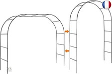 Mr.Ton Arche de Jardin en métal, 2,5 m de Haut x 1,5 m de Large, tonnelle en 