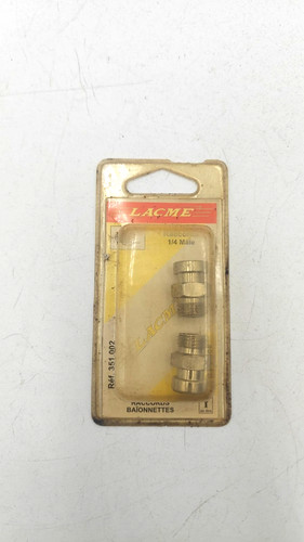 Lot 2raccords baïonnette - lot,