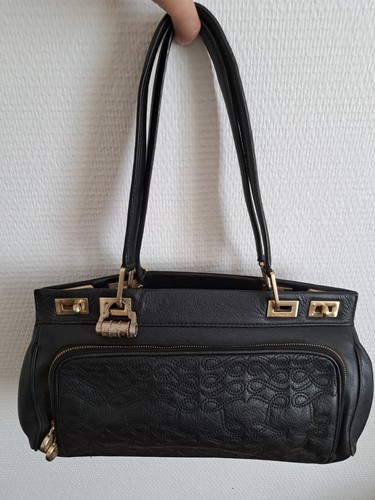 Sac lancel cuir noir - lancel,