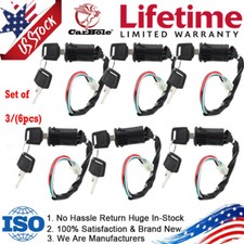 Set of 3 Ignition Key Switch For ATV Chinese Quad 50 90cc TaoTao Honda Univeral