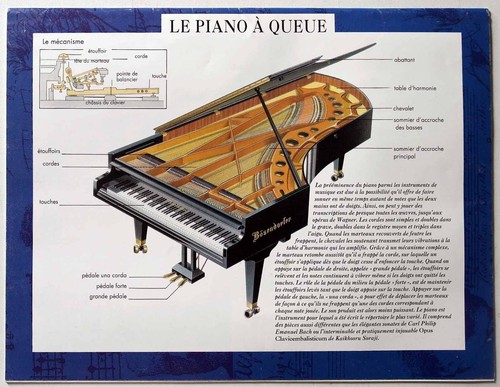 Piano queue tiré du - queue,
