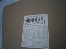 Catalogue car advertising car flyer projector Cibié headlight