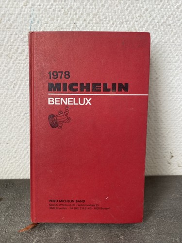 Ancien guide michelin - ancien, rouge
