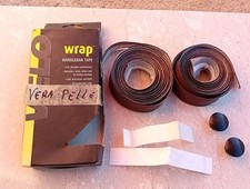 Ruban guidon cuir brun vélo