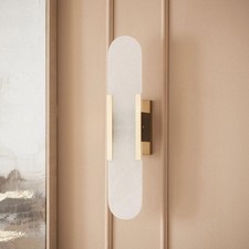 Lampe Murale Métal et Marbre