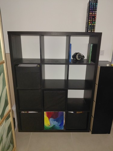 Etagère kallax noir cases - kallax,