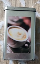 Metal box coffee tea advertising Mivat 