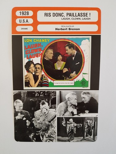 Carte fiche cinema 1928 - cinema, ris
