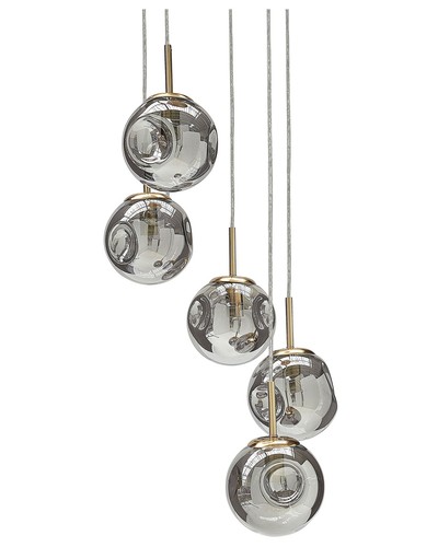 Lustre transparent cuivré - et,
