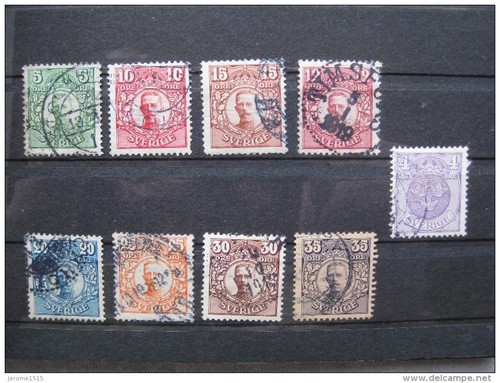 Timbres suede roi 1910 58 - suede, :
