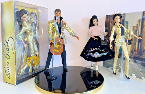 Barbie elvis pink label ken - &,