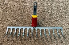 WOLF-GARTEN Multi Change 14” Wide GARDEN RAKE Made in Germany DOM 35 or DOM 40