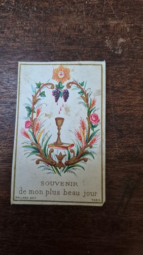 Ancienne image communion - ancienne,