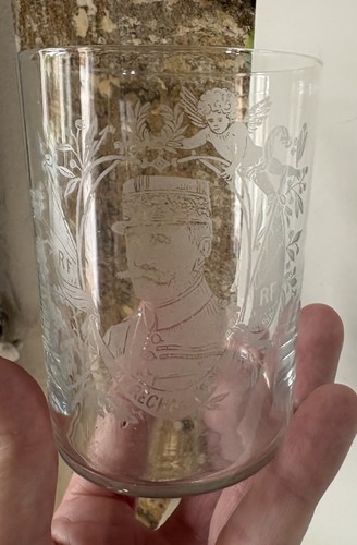 Verre patriotique maréchal - verre,