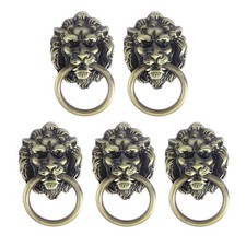  5pcs Tête de lion Vintage