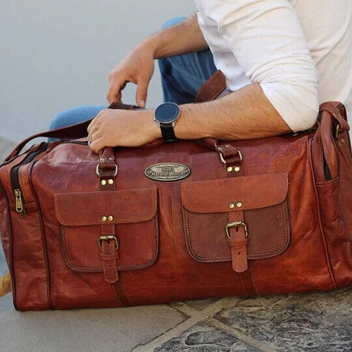 Grand sac voyage vintage en - vintage,