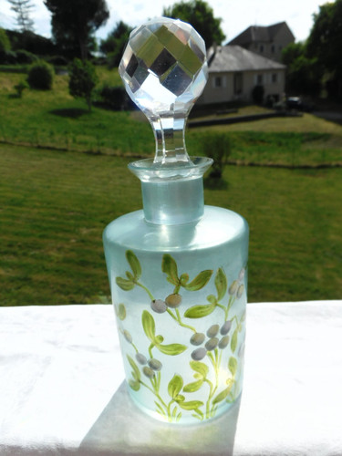 Ancien flacon cristal a - flacon,
