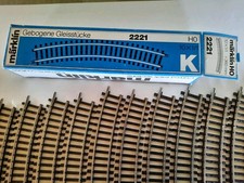 Lot 22 Courbes Marklin 2221 TBE