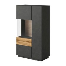 Vitrine Debout Saale Vitrine En Verre 80x40x139cm Option Choisissable