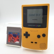 Nintendo Game Boy Color Console Yellow Gameboy Handheld System GBC Tested