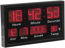 Horloge murale à LED -