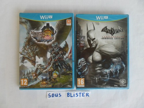 Rare lot jeux wiiu - lot, neuf