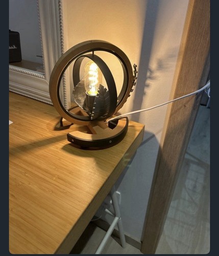 Lampe industrielle faite main - faite,