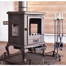 NEUF Cheminée en fonte poêle