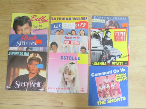 Vinyles lot 9 disques - de,
