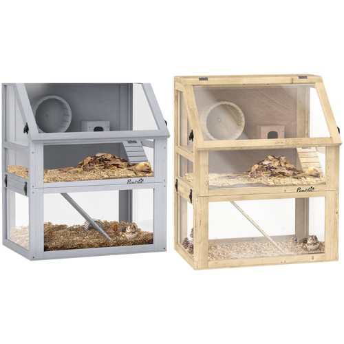 Pawhut tier wooden hamster - tier,