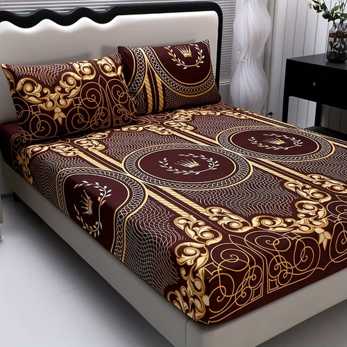 Parure lit drap housse - parure,
