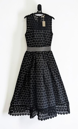Robe dress maje dentelle - dentelle, noir