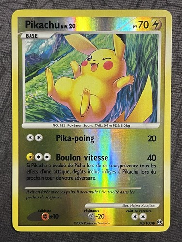 Carte pokémon pikachu - :,