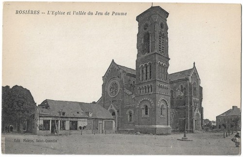 Fr80 rosieres eglise allee jeu - fr80,