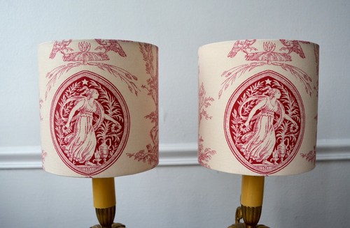 Abat jours toile jouy - 2,
