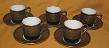 Série de 5 tasses à café