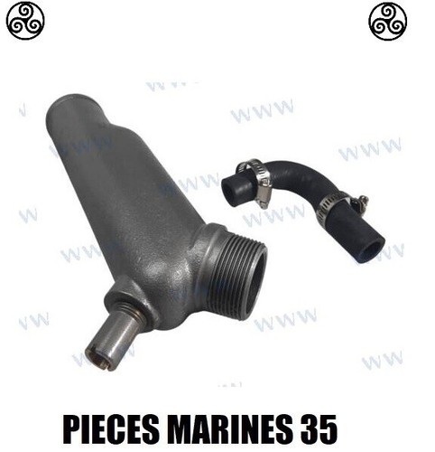 Coude echappement yanmar - coude,