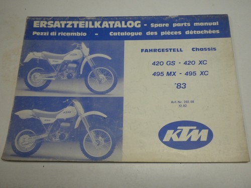 1983 ktm 420 495 - 1983, 420/495