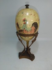 ANCIENNE DECORATION OEUF AVEC