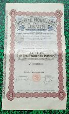 Dept 62 - Liévin - Deco Société Houillère (Coal Mines) of 10/03/1923